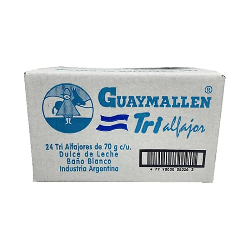 Guaymallen Triple CAJA x 24 -blanco-