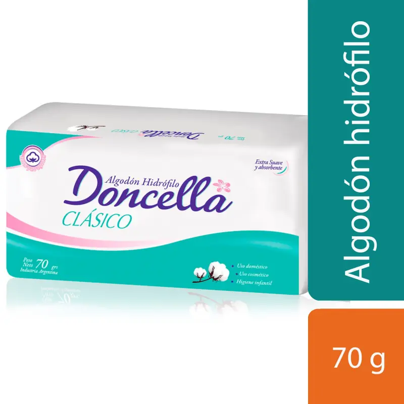 Algodon Doncella Clasico x 70g.
