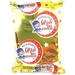 Alfajor Capitan del Espacio simple negro