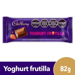 Chocolate Cadbury 82g -Yoghurt Frutilla-