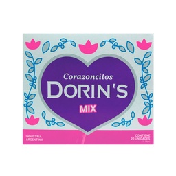 Corazoncitos Dorins x 16 unidades MIX