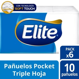 Pañuelos Elite x 6 unid