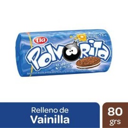 Polvorita x 80g -chocolate y vainilla-