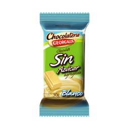 Chocolate Georgalos sin azucar blanco 30g