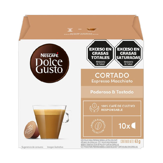 Nescafe Dolce Gusto Cortado x 10 capsulas