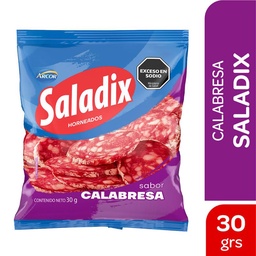 Saladix snack TIRA calabresa 30g x 6 unid